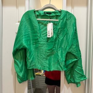 Zara Women's Green Top